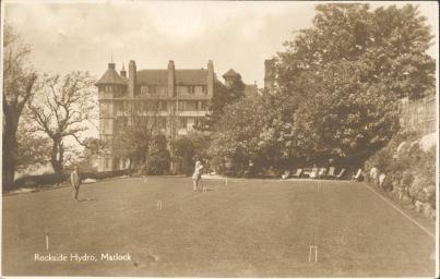 Croquet on the lawn at Rockside